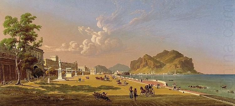 Robert Salmon Vista de Palermo china oil painting image